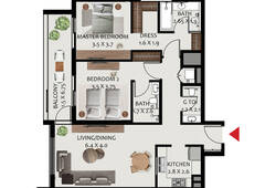 2 bedroom apartment